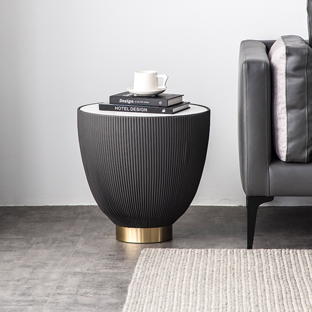 Small Drum Shaped Coffee Table