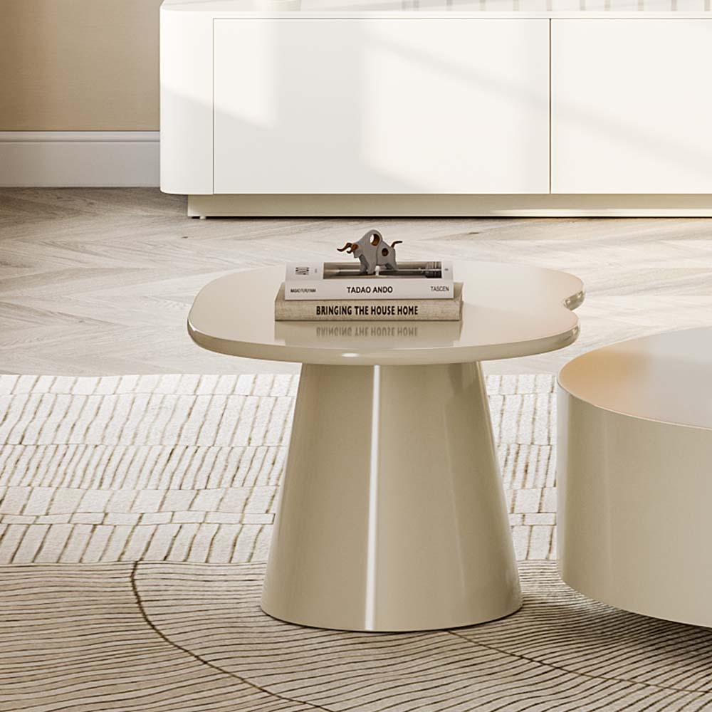 Nordic Coffee Table with Wave Shape