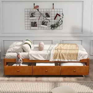 Twin Size Storage Bed