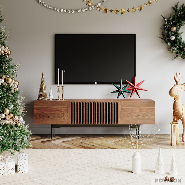 Christmas Decoration TV Stand