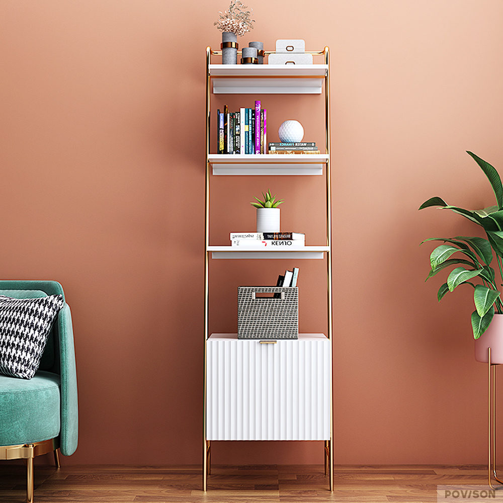 Modern Bookshelf for Spring Decor