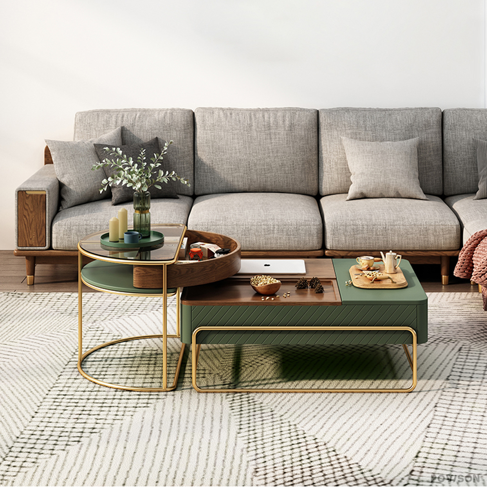 Modern Nesting Coffee Table for Spring Decor