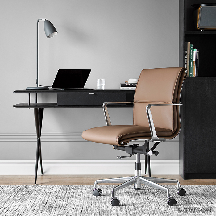 Work-from-home Ergonomic Leather Office Chair 