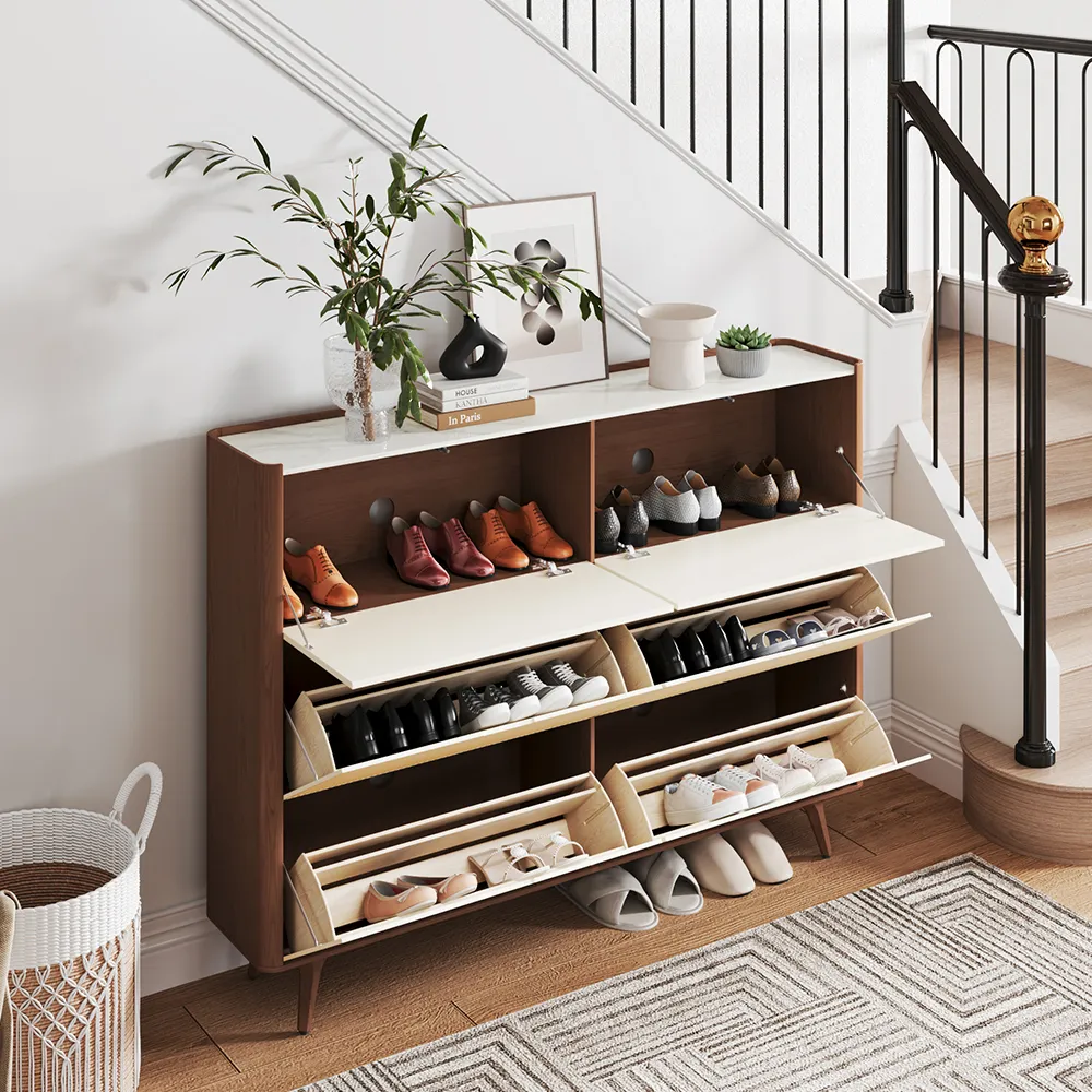 Jenny Shoe Storage Bench// Shoe Rack // Boot Storage Bench