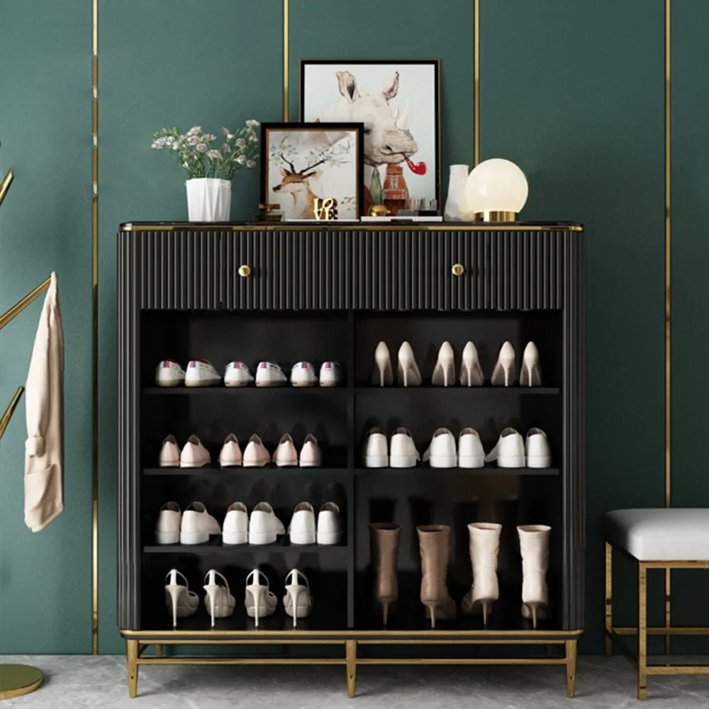 Modern Storage Cabinet with Golden Legs
