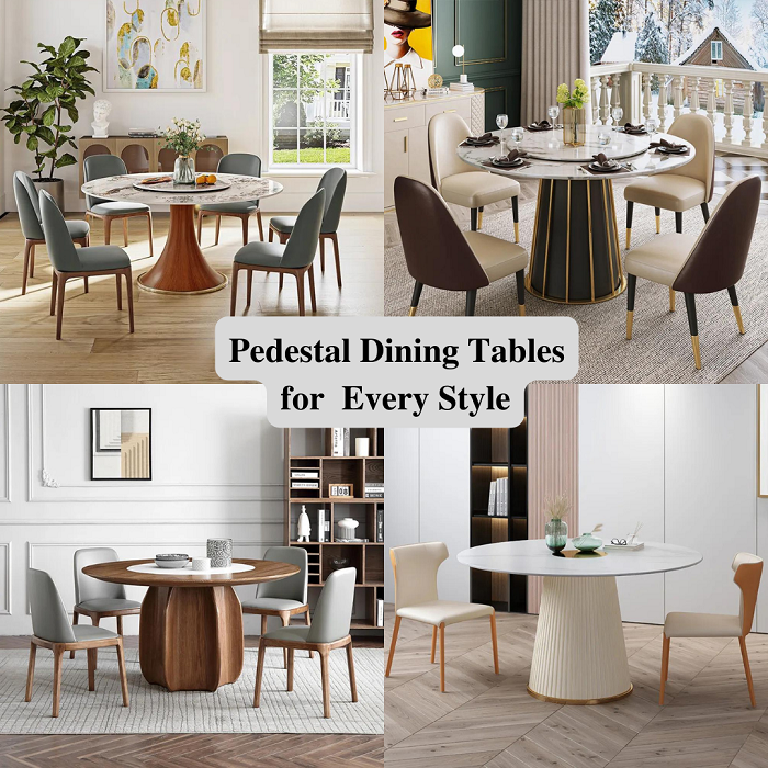 Modern Pedestal Dining Tables