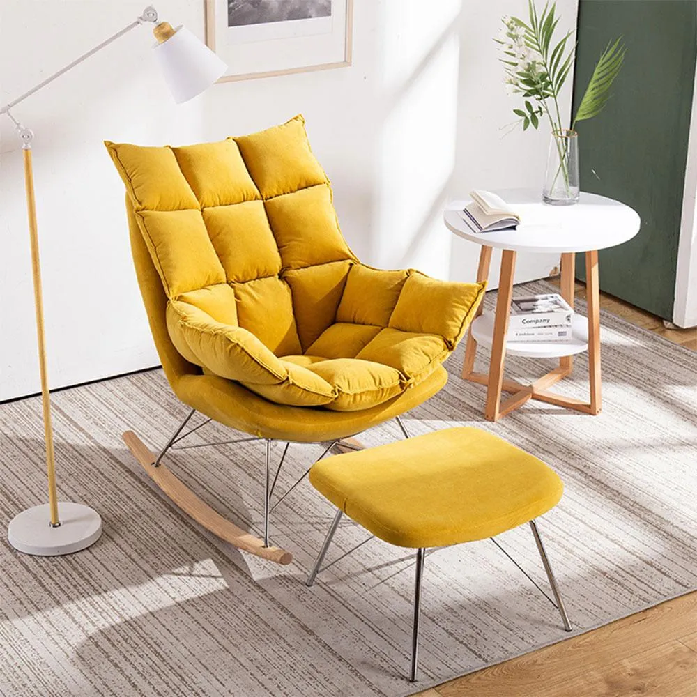 Yellow Rocking Chair
