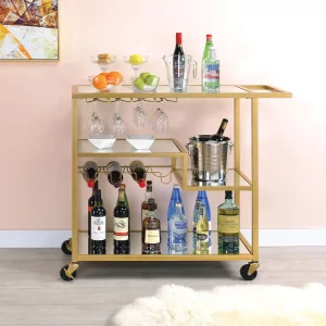 Glass Serving Trolley