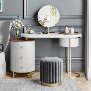 White Makeup Vanity For Bedroom