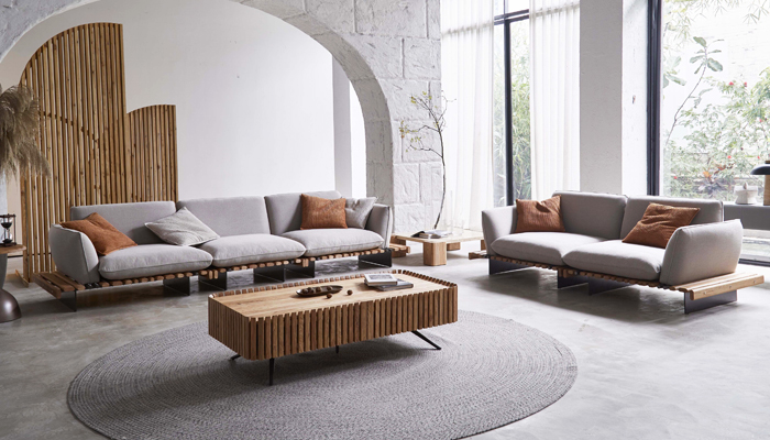 Living Room Set for White Walls