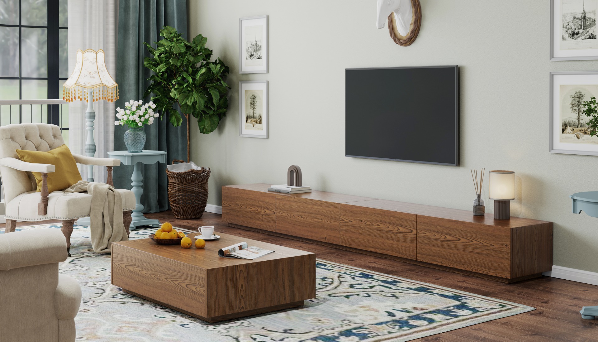 Long Lowline TV Console