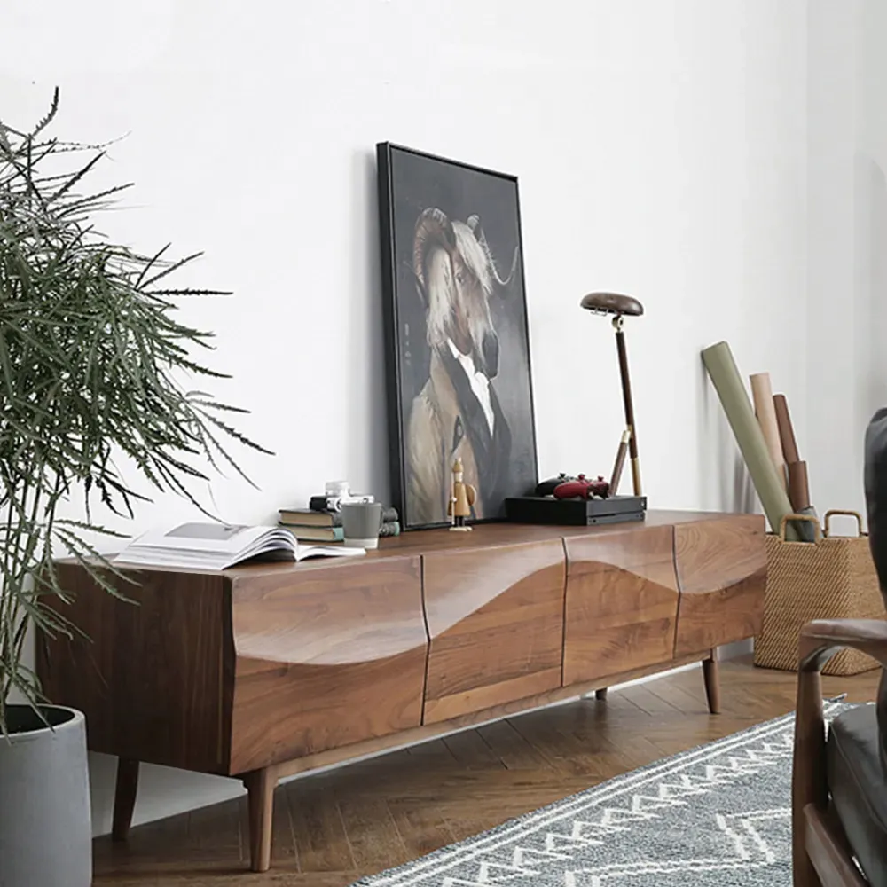 Ripple Pattern on TV Stand Furniture
