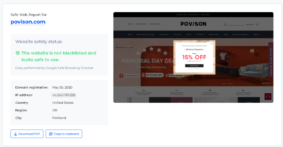 Verify Povison Safety