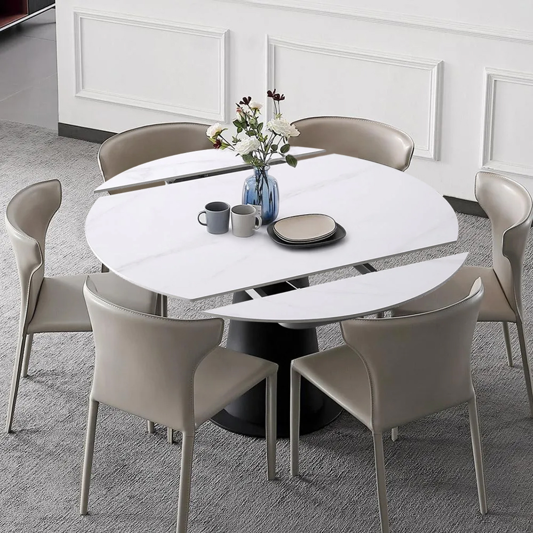 Extendable Dining Table with Leaf