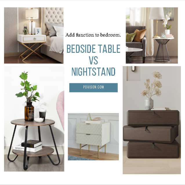 Bedside Table VS Nightstand What's Difference?
