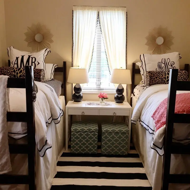 Double Dorm Room Decor