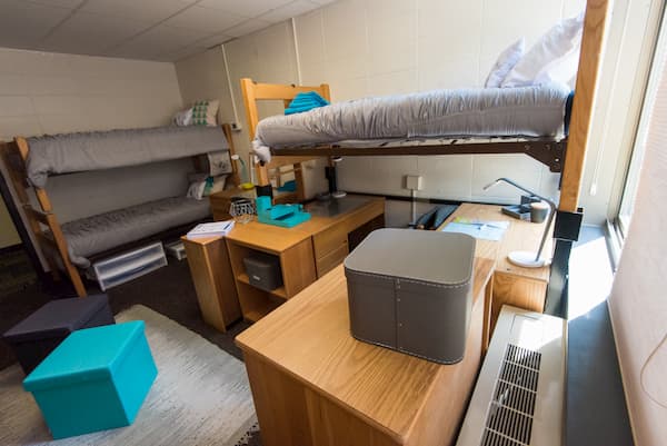 Triple Dorm Room Layout