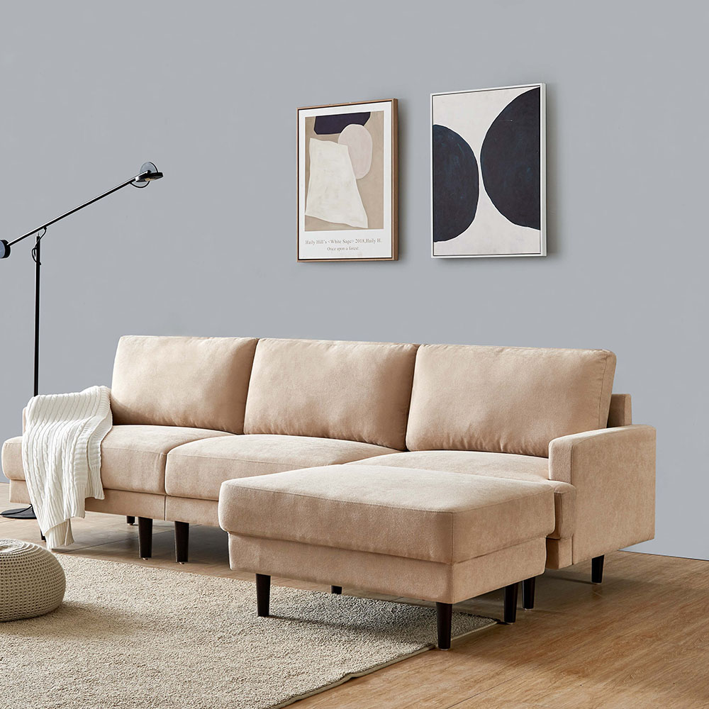 Sofa with Ottoman For Living Room