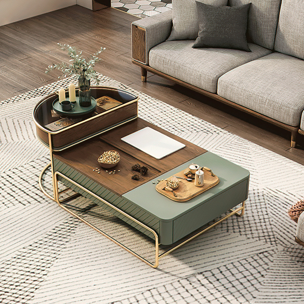 Green Lifting Top Coffee Table