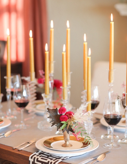 Decorate Table with Candles