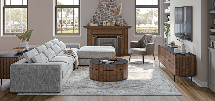 Urban Modern Living Room Design with Povison New Collection