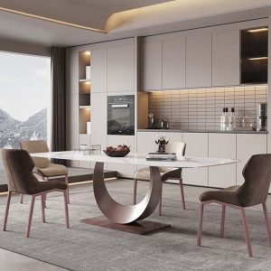 Clean Kitchen Cabinets in the Dining Space