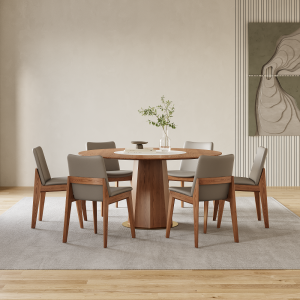 Round Pedestal Dining Table