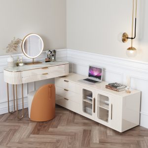 Retractable Makeup Vanity Table