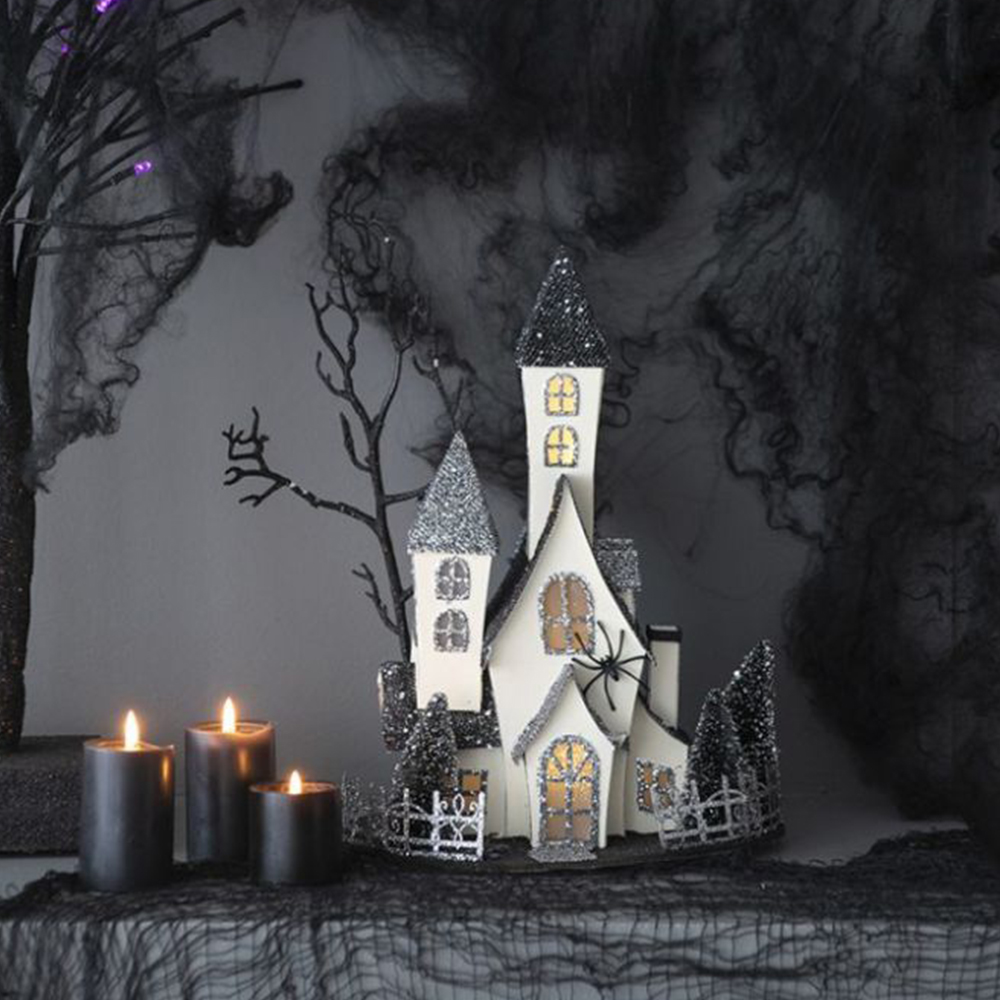 Halloween Table Candle Decor