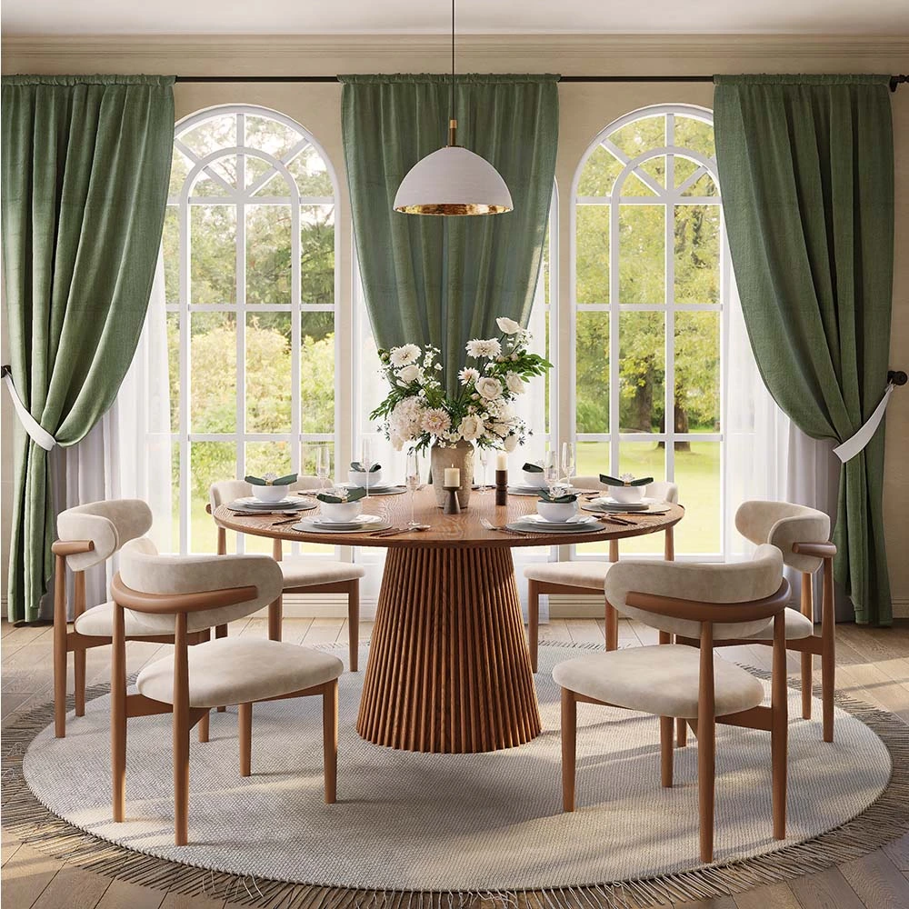 Silva - Round Wood Dining Table