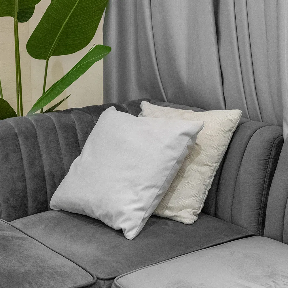 Mix and Match Pillows on a Sofa