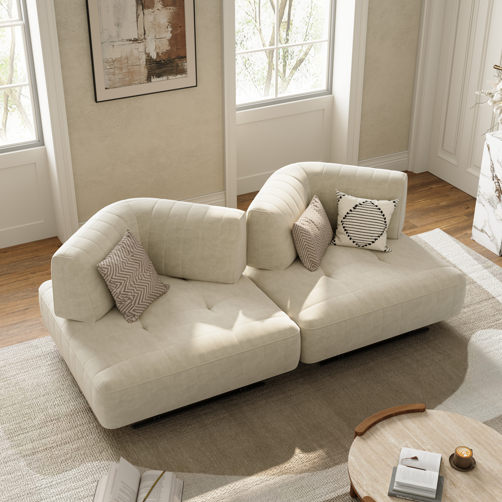 86.61" Modular 2-3 Seater Sofa with Waterproof