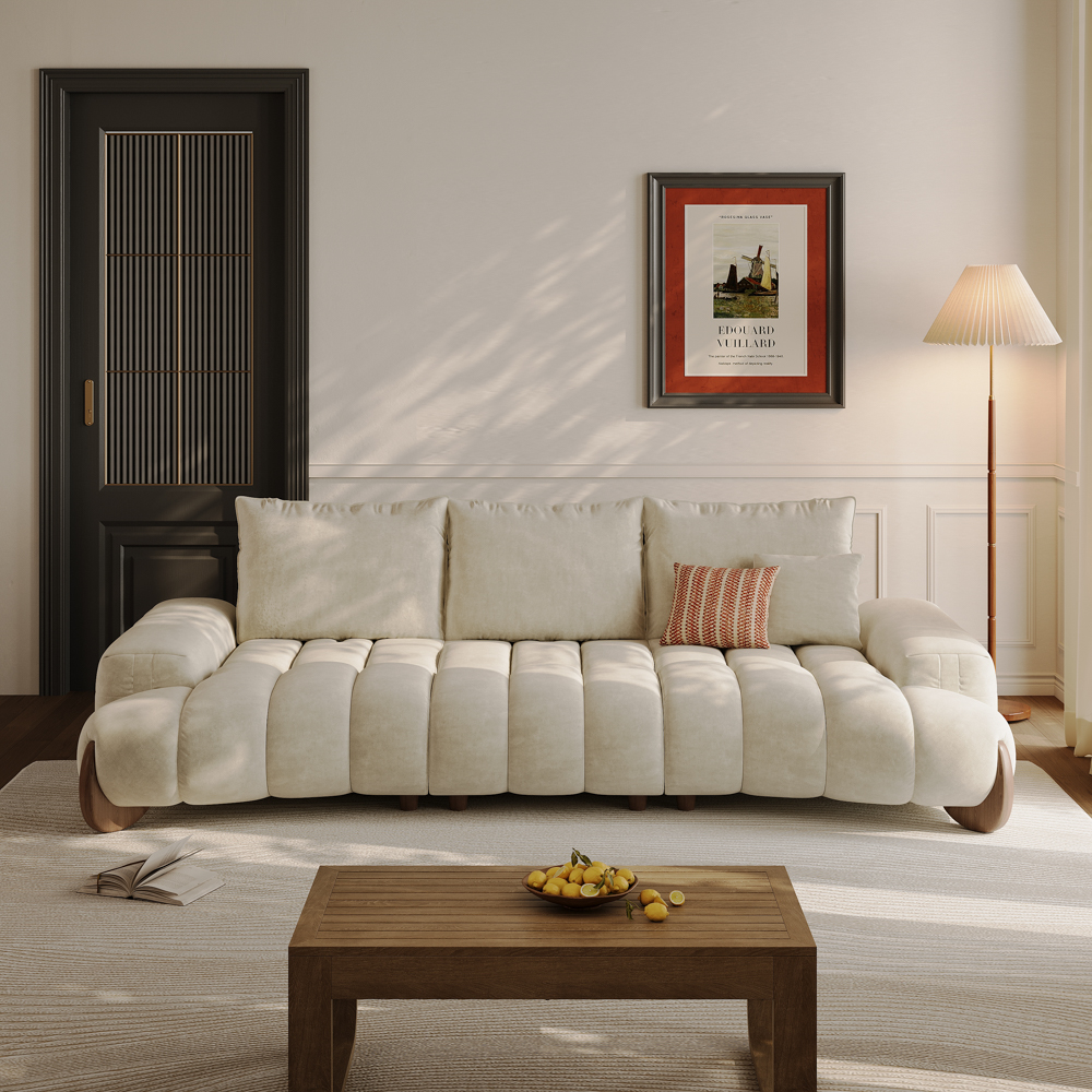 2-3 Seater Modern Deep Sofa with Adjustable Cushions