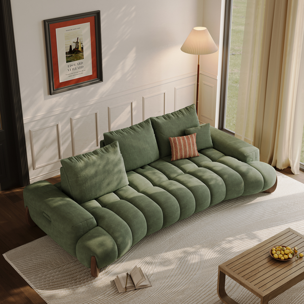 2-3 Seater Modern Deep Sofa with Adjustable Cushions