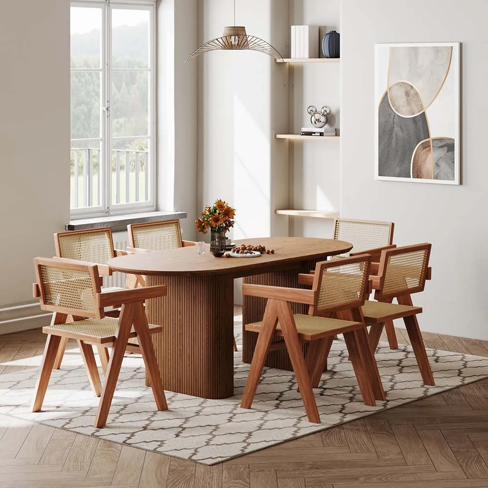 Lira - Oval Wood Dining Table