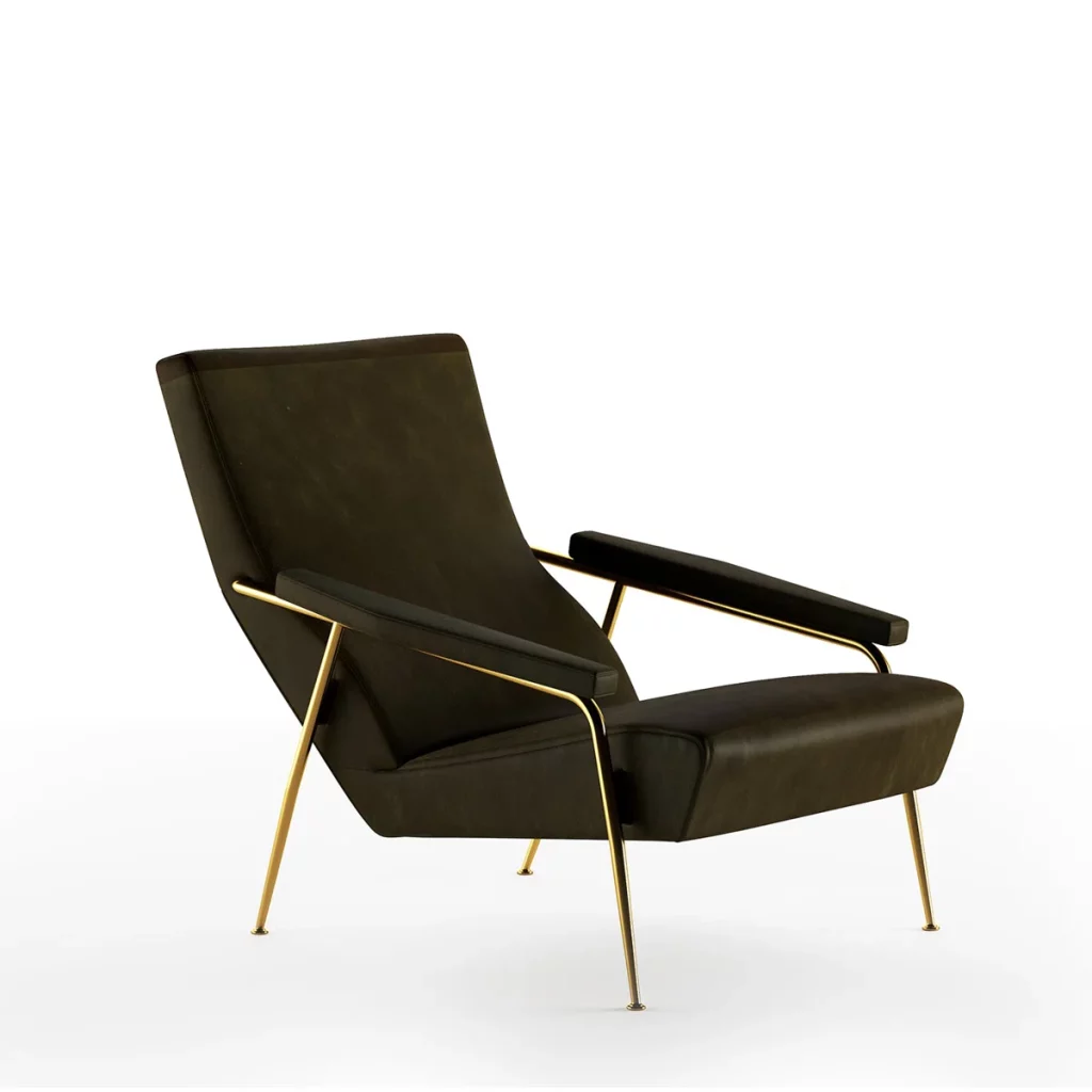 12 Top Mid Century Modern Furniture Designers Gio Ponti Leather Accent Chair