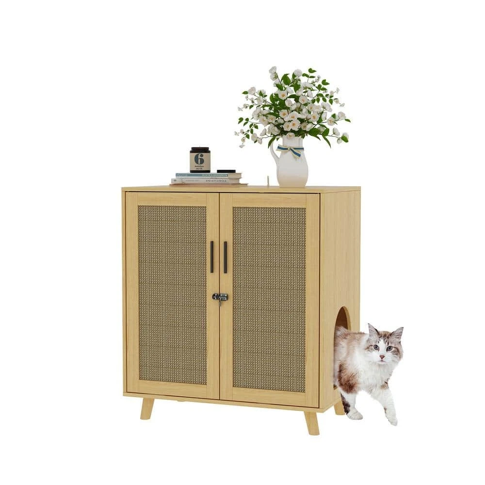 Mid Century Modern Cat Furniture Top 2 Hidden Litter Box