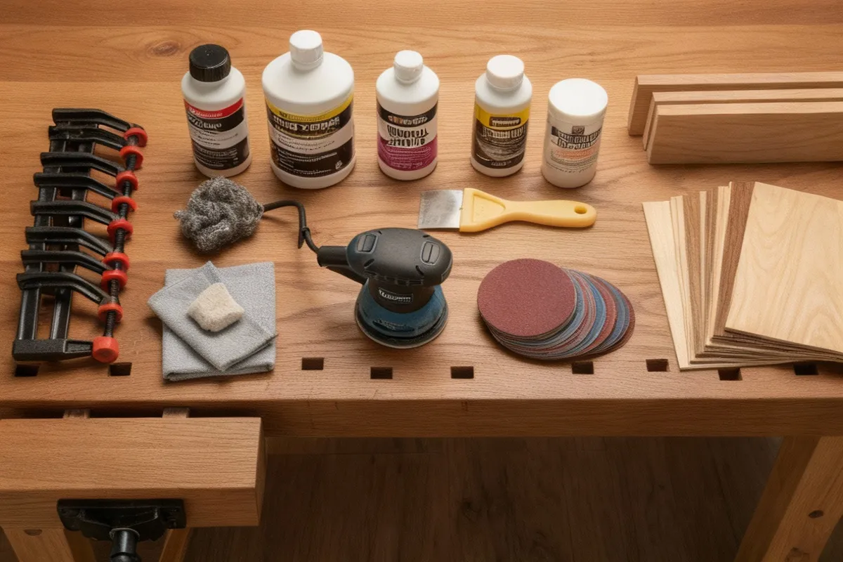 Refinishing Mid Century Modern Furniture Step 2: Gather tools, materials, and safety gear