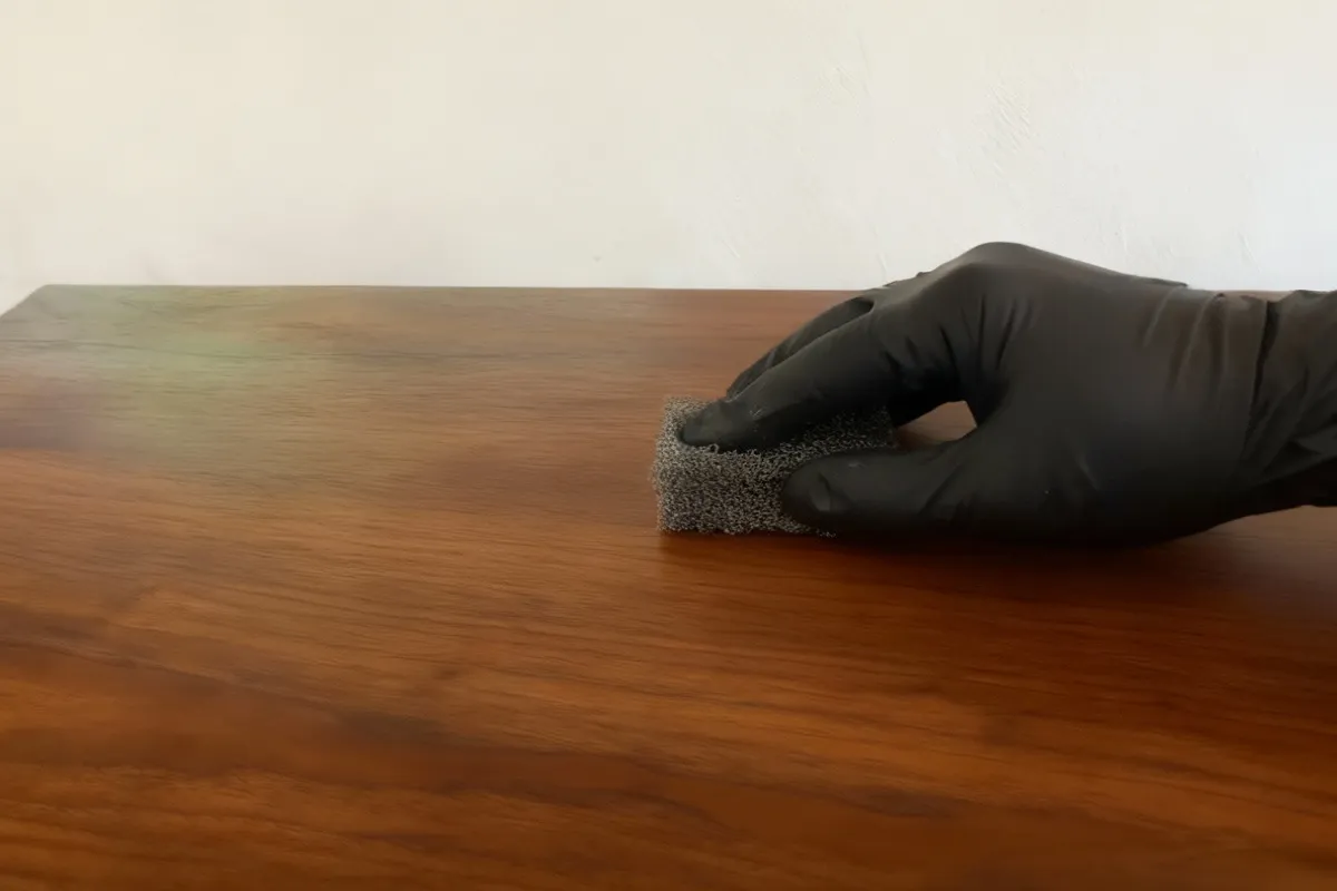 Refinishing Mid Century Modern Furniture Step 8: Final Buffing and Waxing