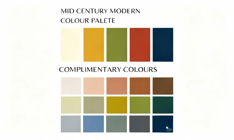 What Is Mid Century Modern Color Palette