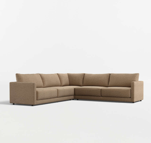 Crate & Barrel Gather 3-Piece L-Shaped Sectional Sofa