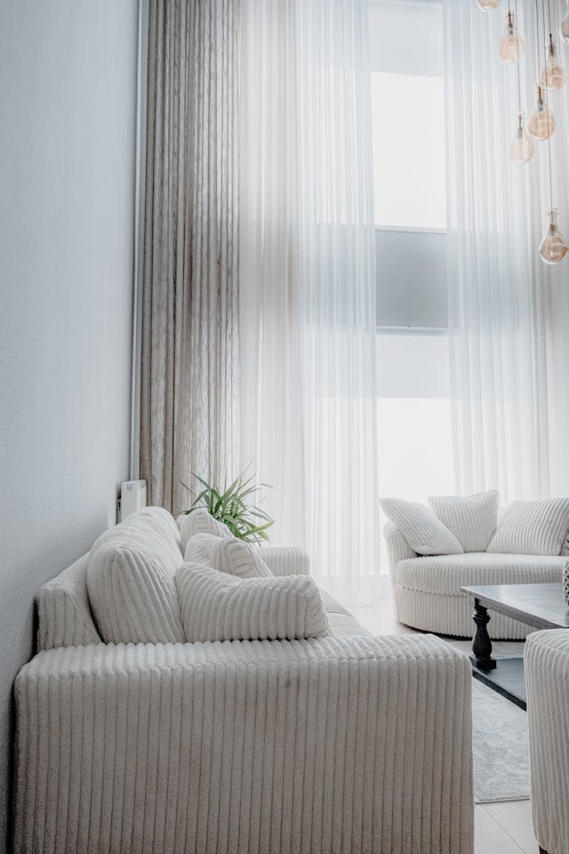 Elegant Modern Living Room with Natural Light