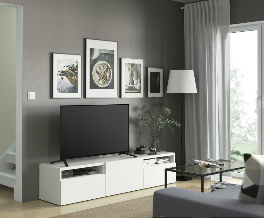 IKEA TV unit with drawers and door