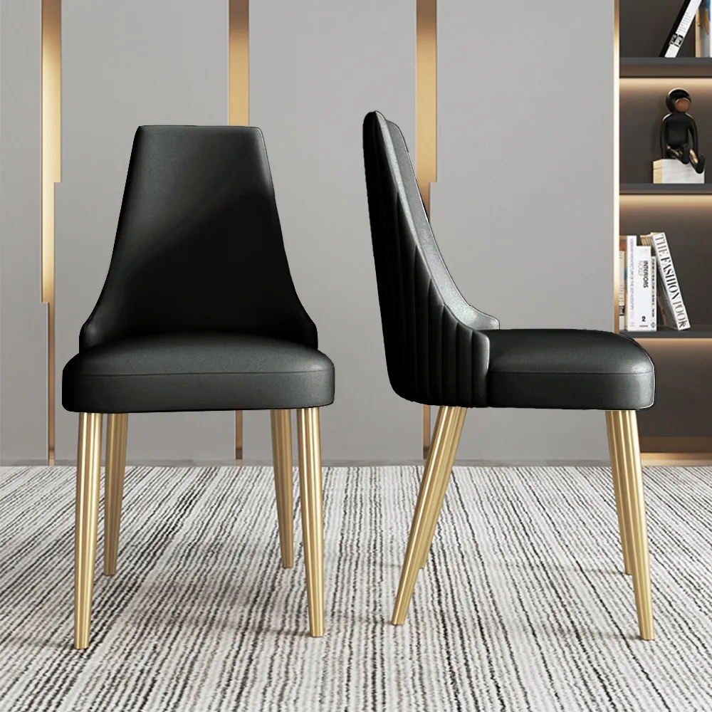 Modern Luxury Upholstered Dining Chairs Set of 2