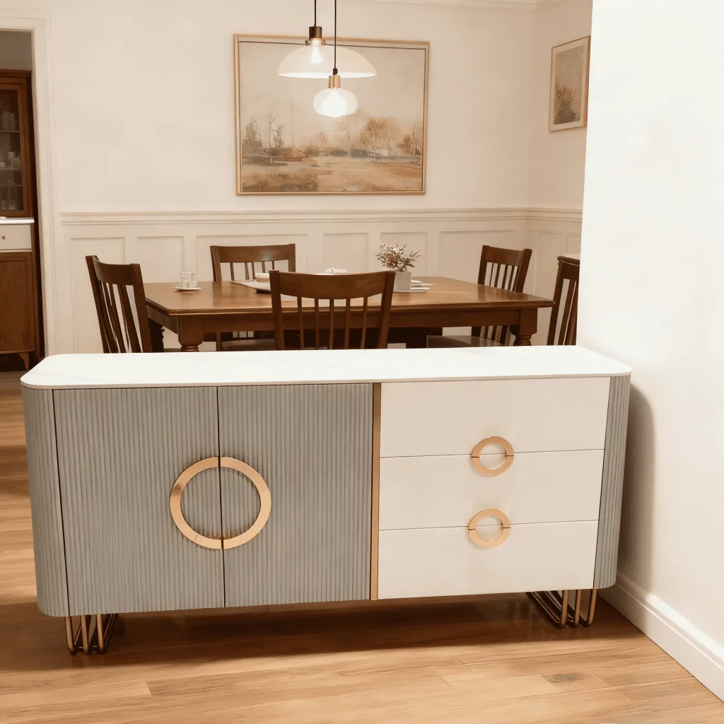 Modern Storage Cabinet in the dining room