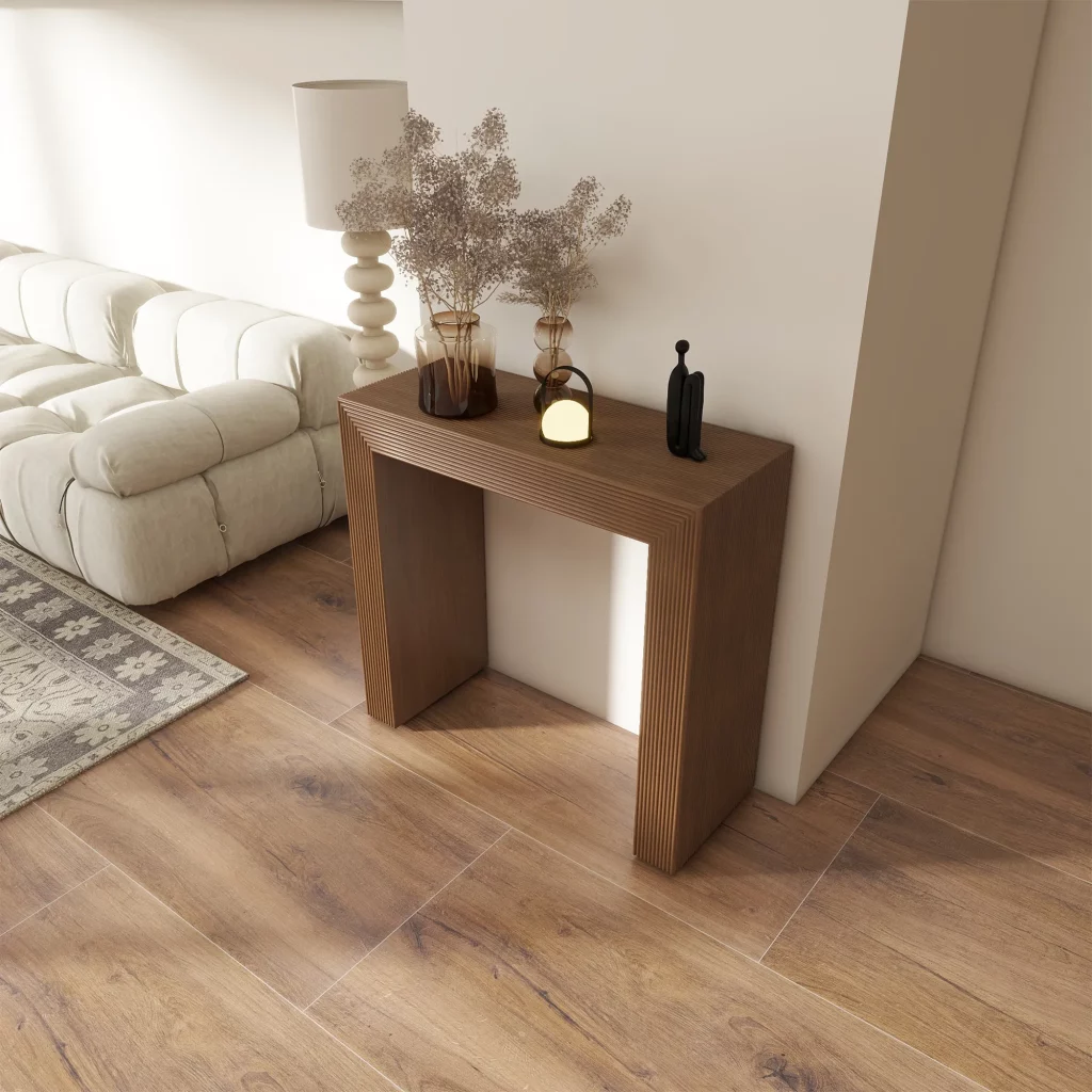 Modern Wood Console Table-