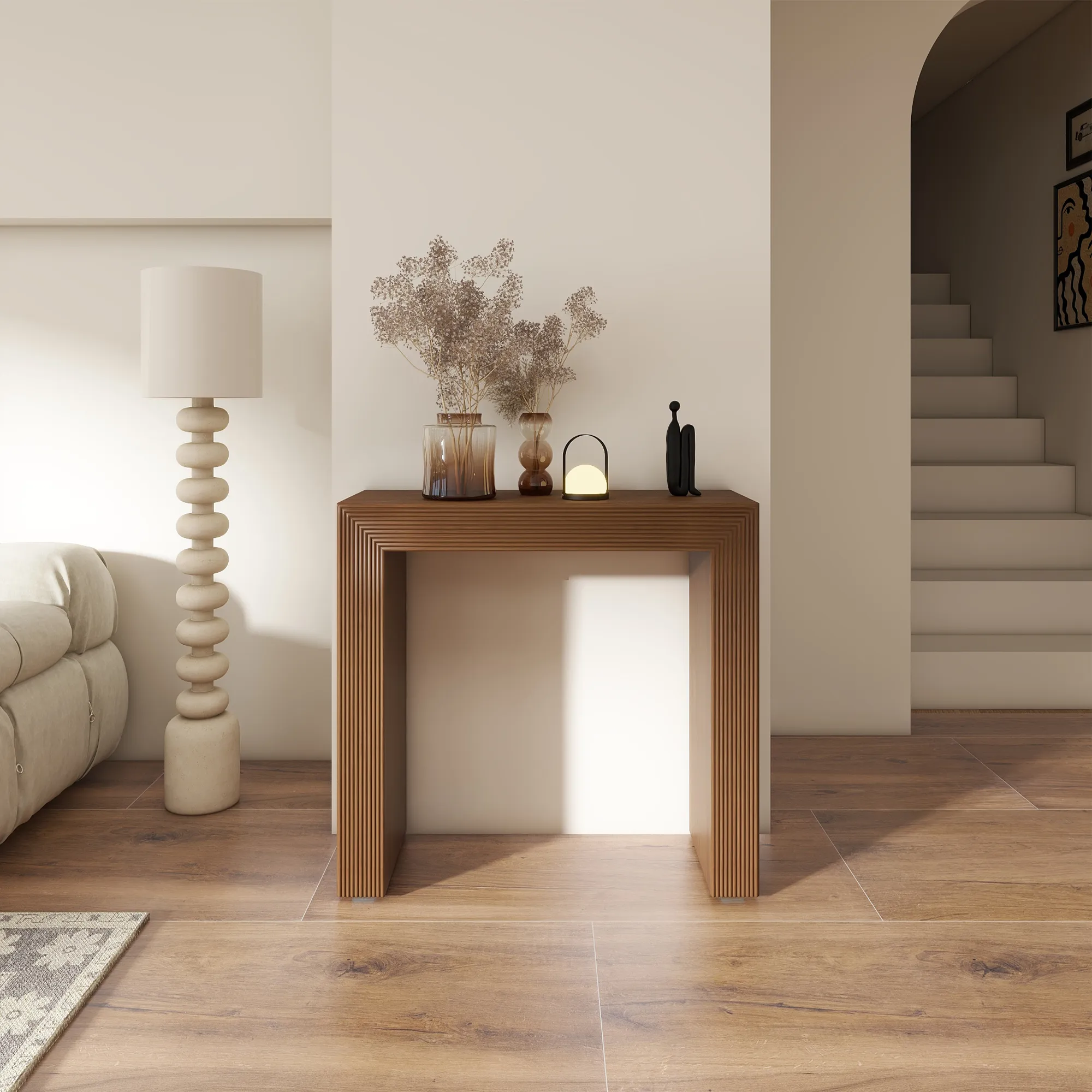 Modern Wood Console Table