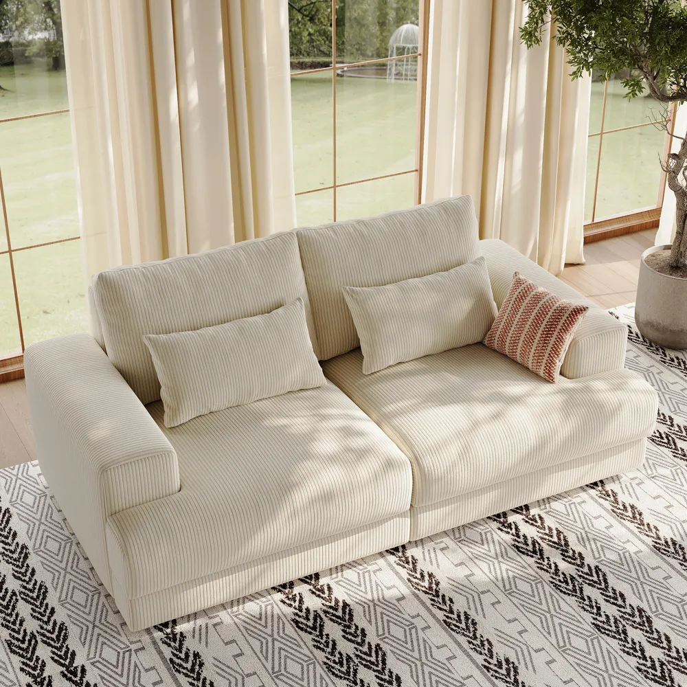 Modular Loveseat Comfy Sofa