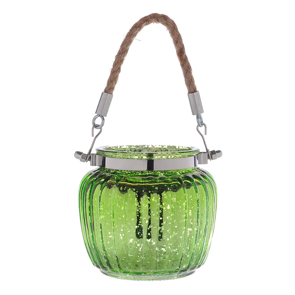 POVISON Modern Pumpkin-Shaped Hanging Vase(Set of 2)