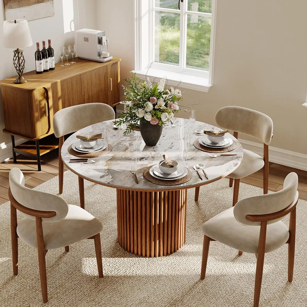 Pandora Sintered Stone dining table set